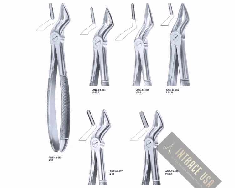 Extracting Forceps upper roots, for children Fig. 51 S