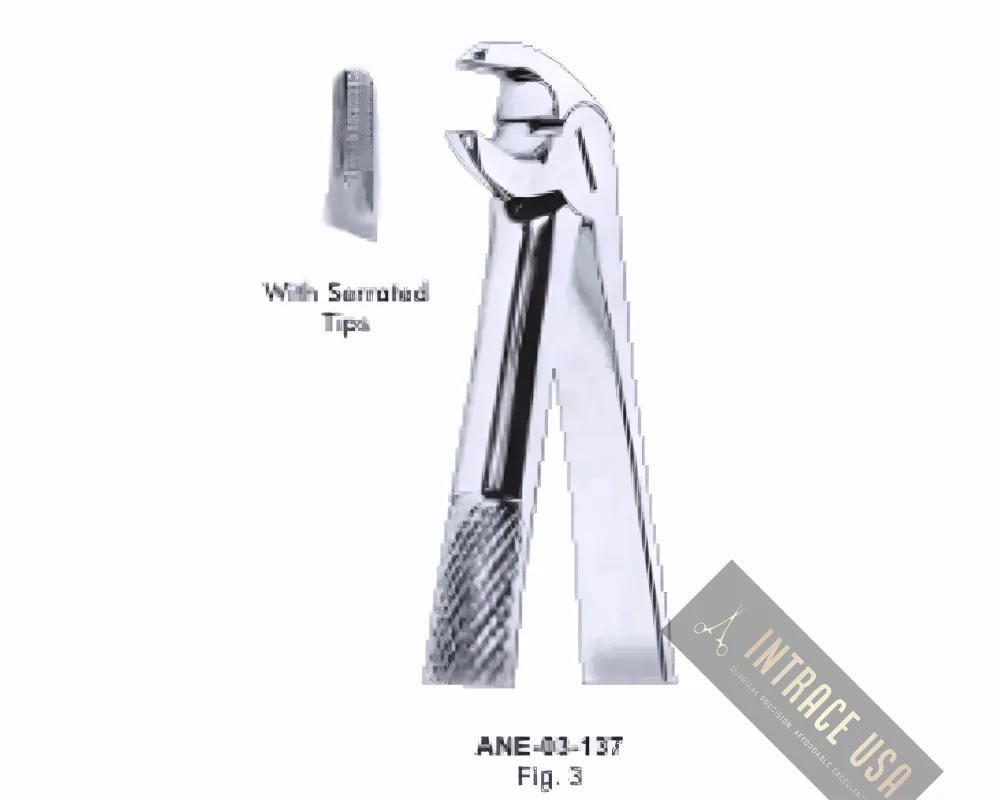 Extracting Forceps lower incisors, premolars, roots Fig. 3
