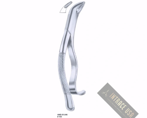 Extracting Forceps lower incisors, premolars Fig. 103
