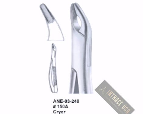 Extracting Forceps Cryer upper incisors, premolars, roots Fig. 150A