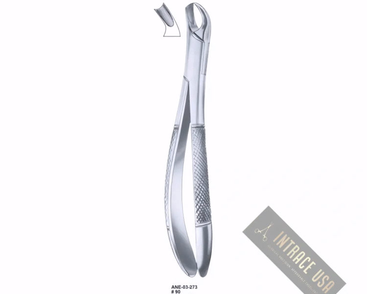 Extracting Forceps Upper molars, left Fig. 90