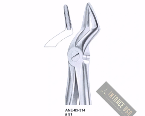 Extracting Forceps upper roots # 51