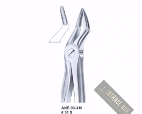 Extracting Forceps upper roots # 51 S