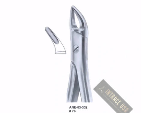 Extracting Forceps upper roots fig. # 76