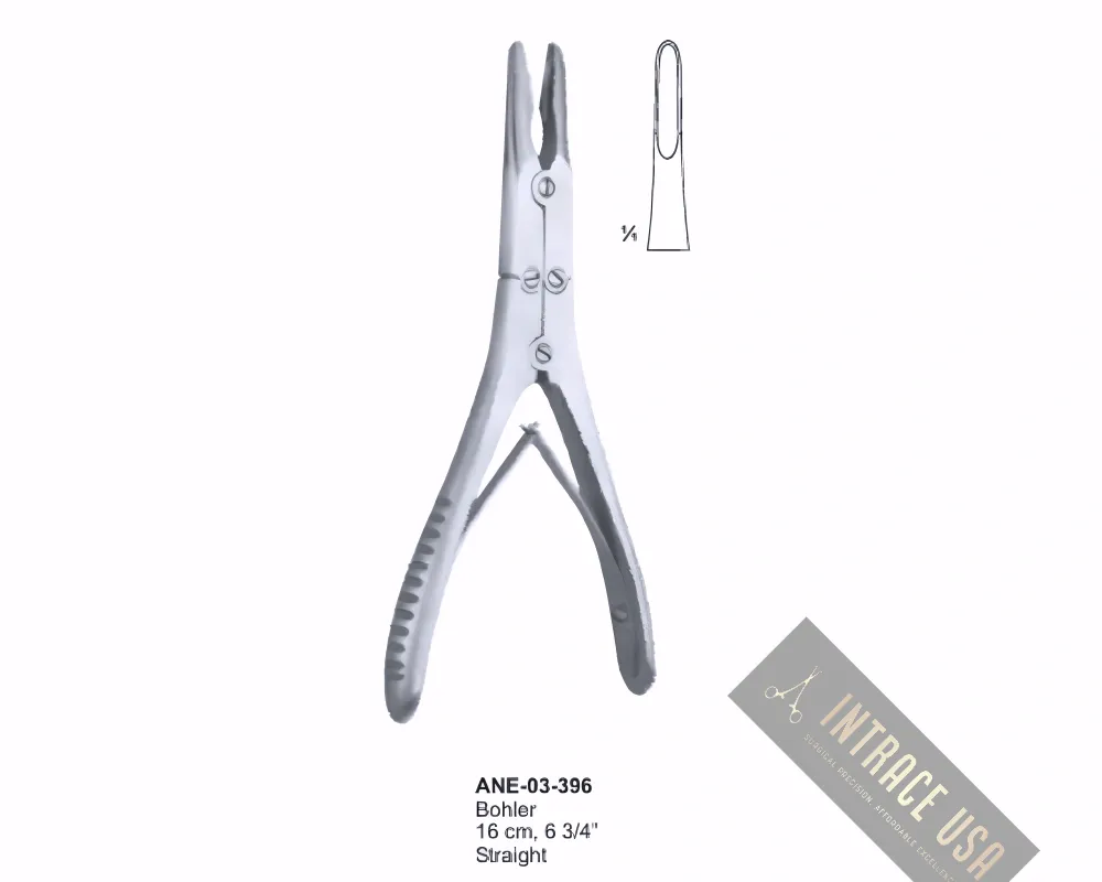 Bohler Bone rongeurs 16 cm, 6 3/4” Straight