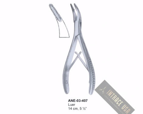 Luer Bone Rongeurs 14 cm, 5 ½”