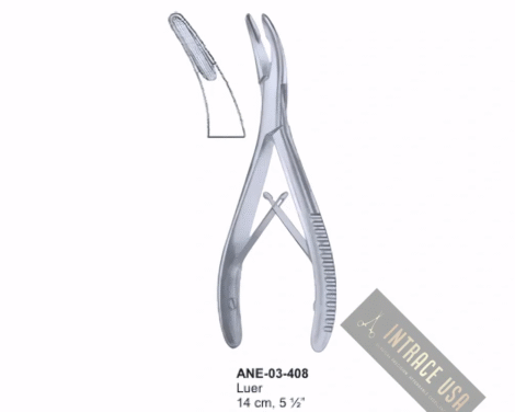 Luer Bone Rongeurs 14 cm, 5 ½”