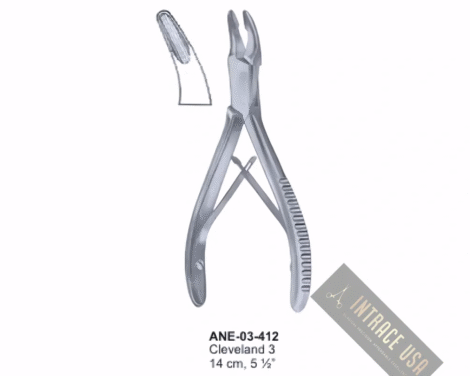 Cleveland 3  Bone Rongeurs 14 cm, 5 ½”