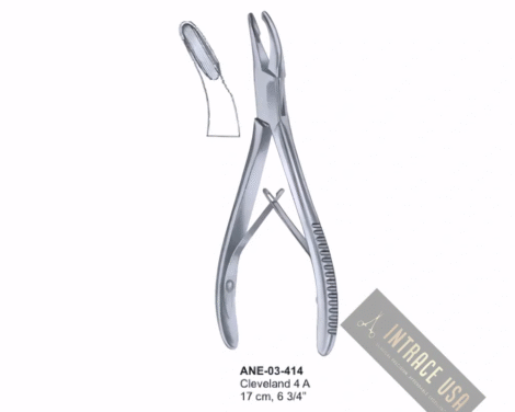 Cleveland 4 A Bone Rongeurs 17 cm, 6 3/4”