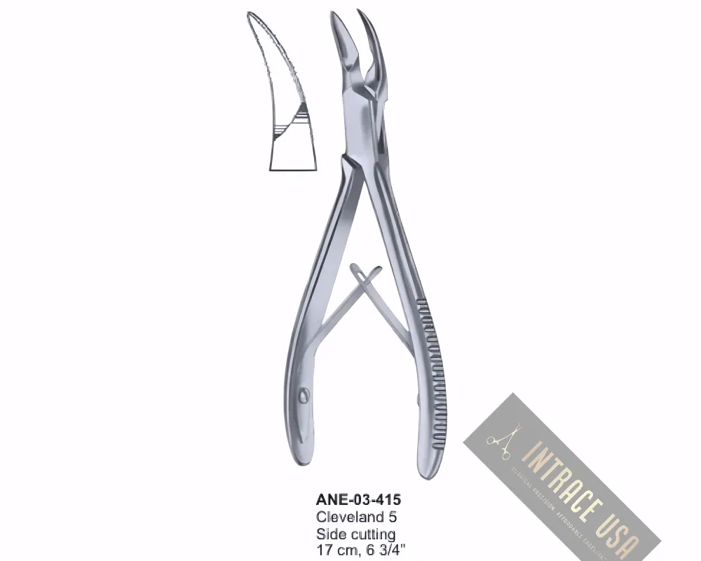 Cleveland 5 Bone Rongeurs Side cutting 17 cm, 6 3/4”
