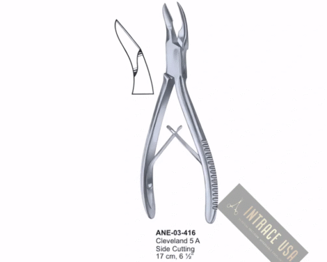 Cleveland 5 A Bone Rongeurs Side Cutting 17 cm, 6 ½”
