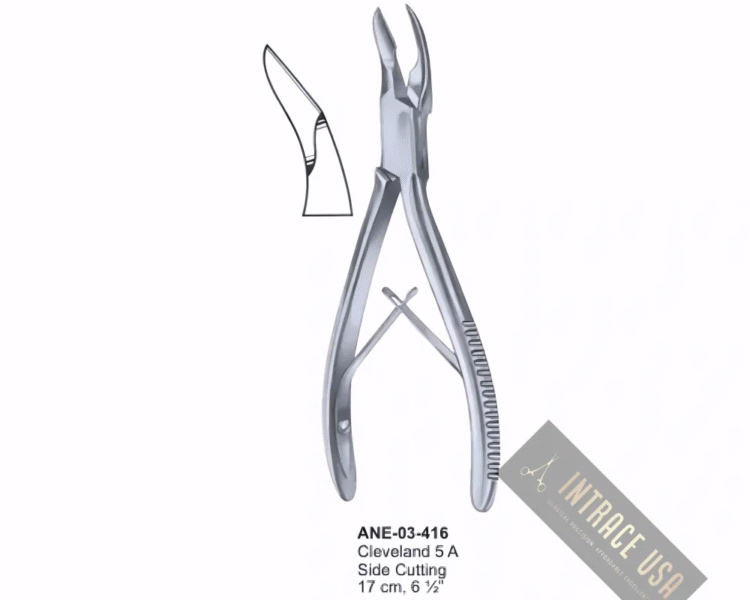 Cleveland 5 A Bone Rongeurs Side Cutting 17 cm, 6 ½”