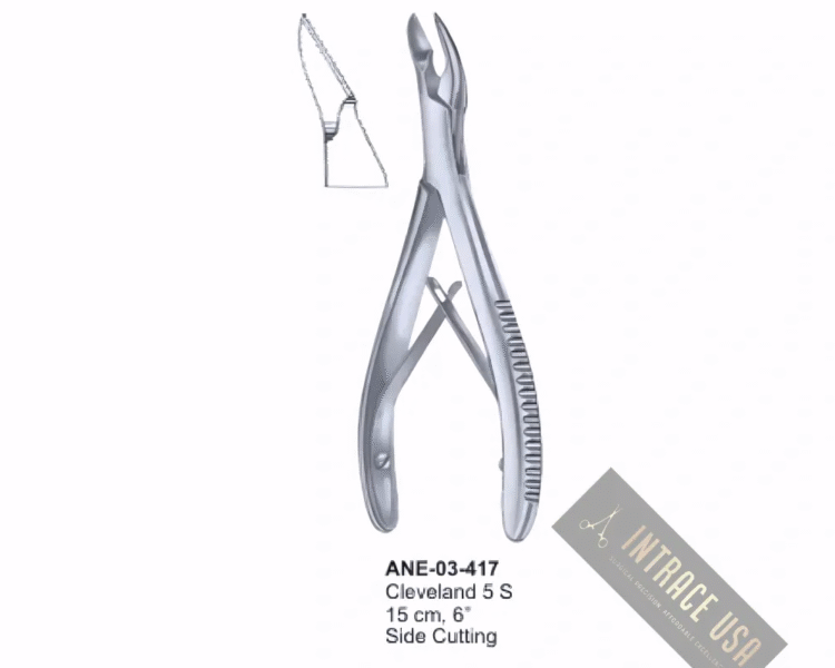 Cleveland 5 S Bone Rongeurs 15 cm, 6” Side Cutting