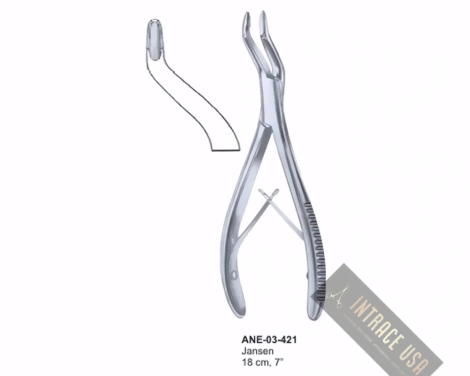 Jansen Bone Rongeurs 18 cm, 7”