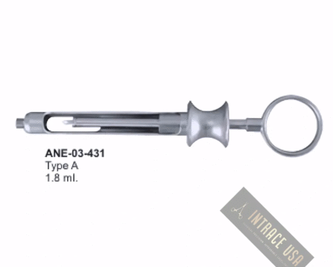 Type A Dental Syringes 1.8 mI.