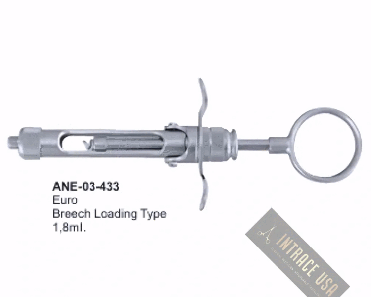 Euro Breech Loading Type 1 Dental Syringes ,8mI.