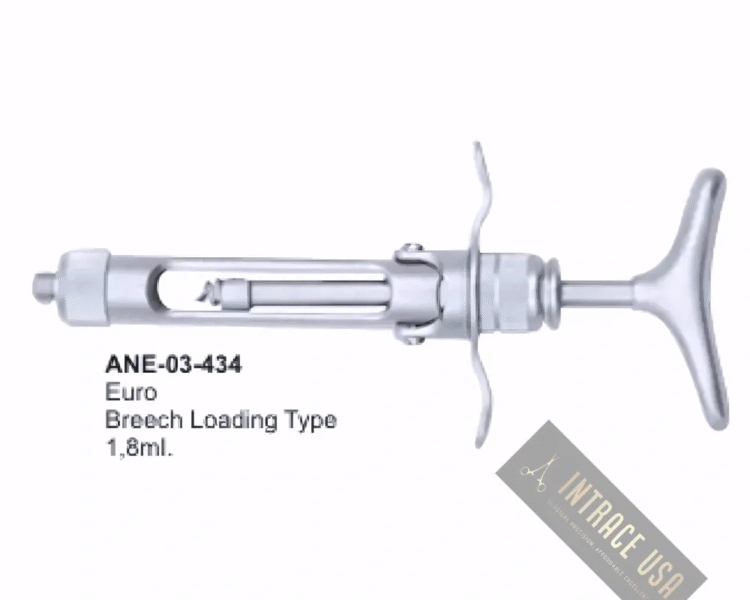 Euro Breech Loading Type Dental Syringes 1,8mI.