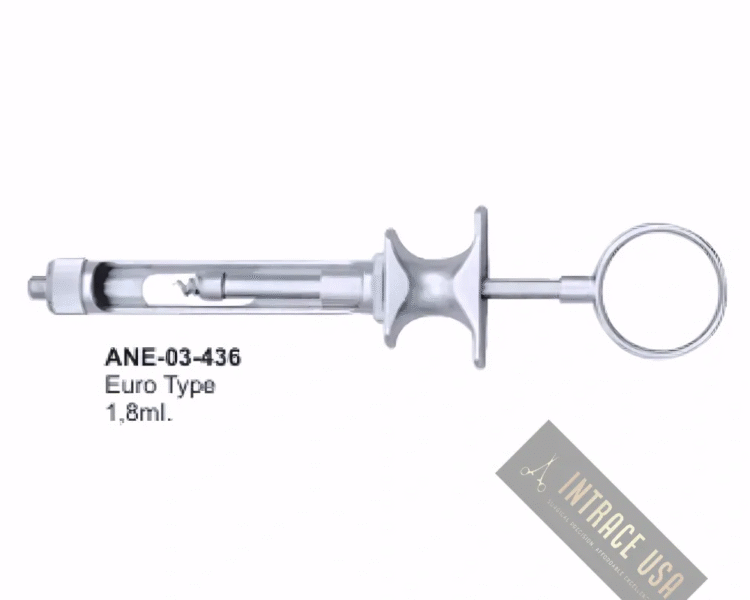 Euro Type Dental Syringes 1,8mI.