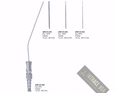 Frazier Suction Tube  15 cm - Ø 2.7 mm