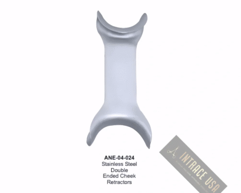 Stainless Steel Double Ended Cheek Retractors