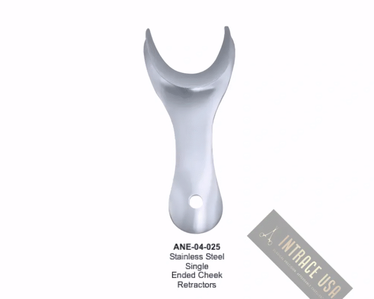 Stainless Steel Single Ended Cheek Retractors