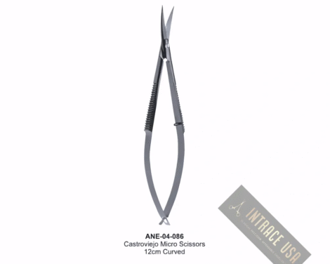 Castroviejo Micro Scissors 12cm Curved
