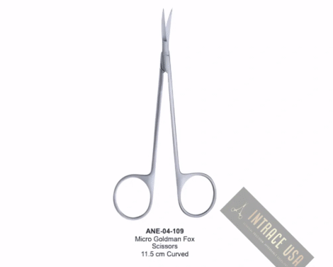 Micro Goldman Fox  Scissors 11.5 cm Curved