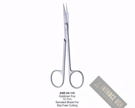 Goldman Fox 12.7cm Serrated Blade For Slip-Free Cutting
