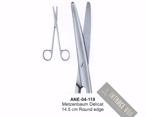 Metzenbaum Delicat 14.5 cm Round edge
