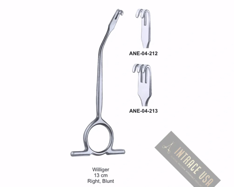 Williger Retractors, 13 cm Right, Blunt