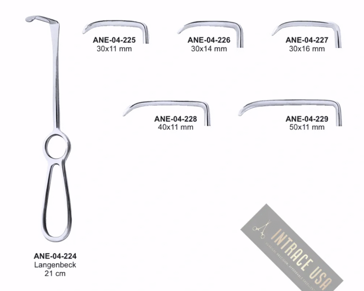Langenbeck Retractors, 50x11 mm
