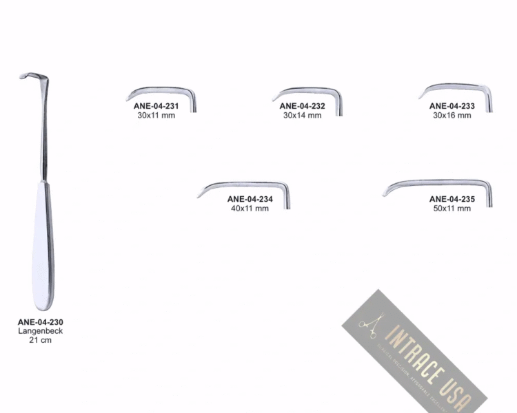 Langenbeck Retractors, 30x16 mm