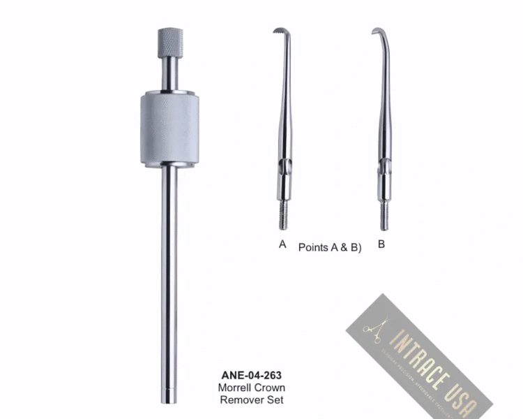 Morrell Crown Remover Set with Two Points A & B