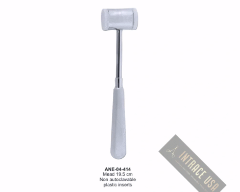 Mead Mallet, 19.5 cm Non autoclavable plastic inserts