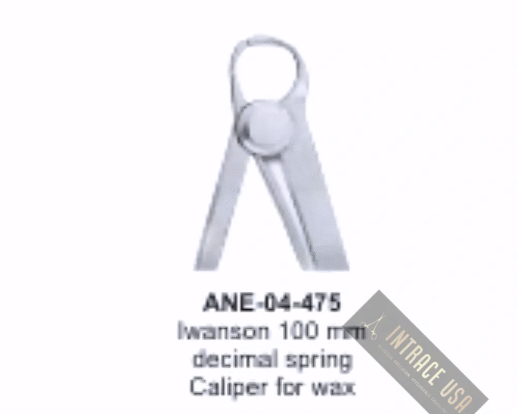 Iwanson 100 mm decimal spring Caliper for wax