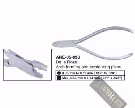 De la Rose Arch forming and contouring pliers