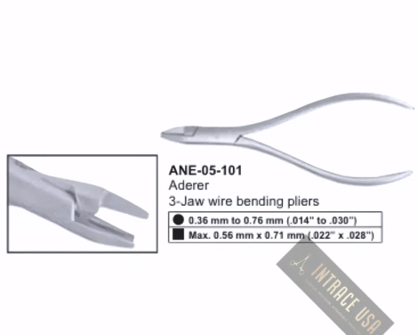 Aderer 3-Jaw wire bending pliers