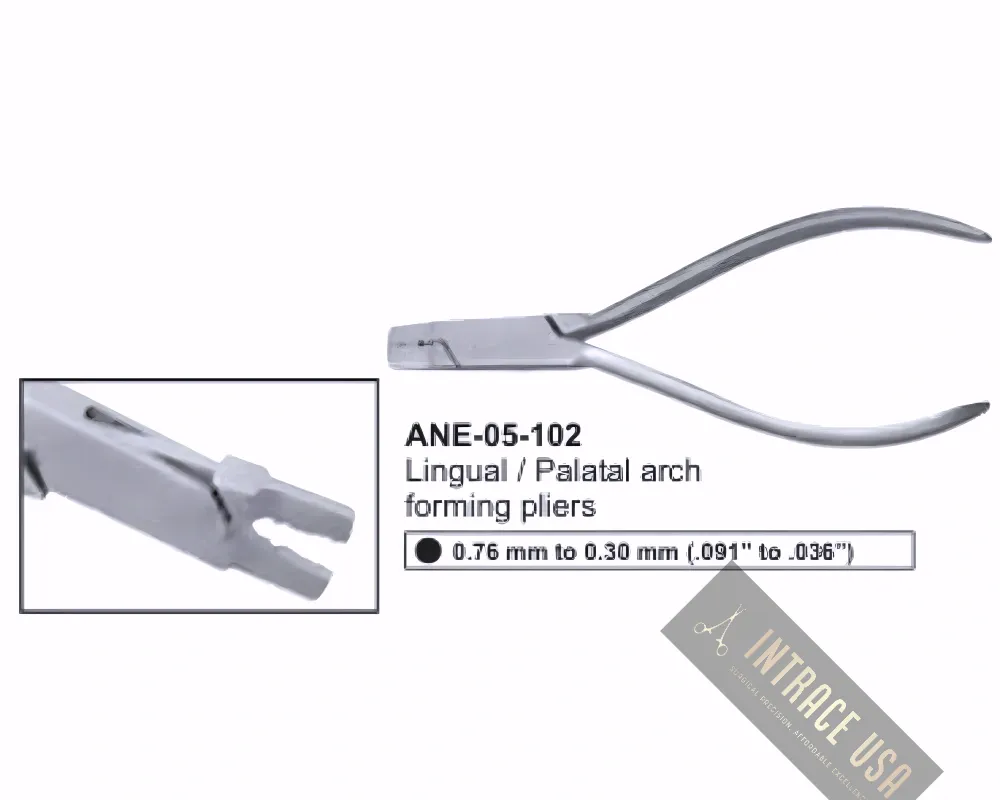 Lingual / Palatal arch forming pliers