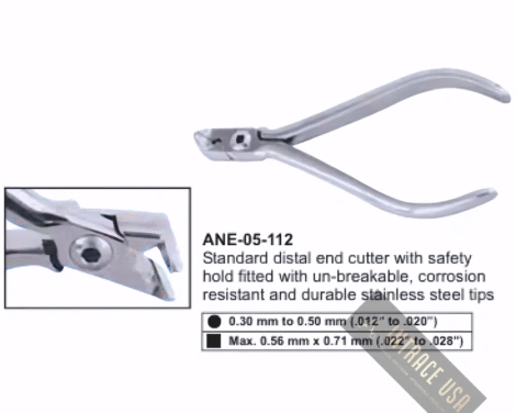 Standard distal end cutter