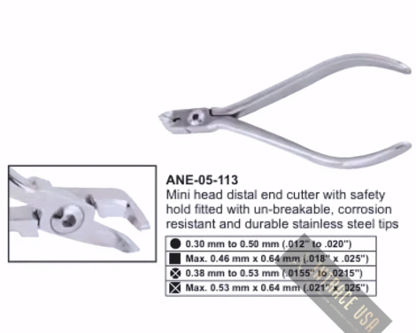 Mini head distal end cutter