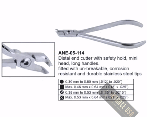 Distal end cutter