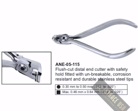 Flush-cut distal end cutter