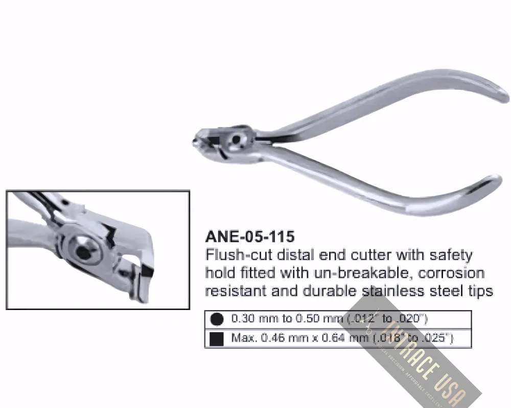 Flush-cut distal end cutter