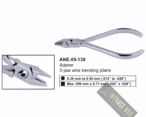 Aderer 3-jaw wire bending pliers
