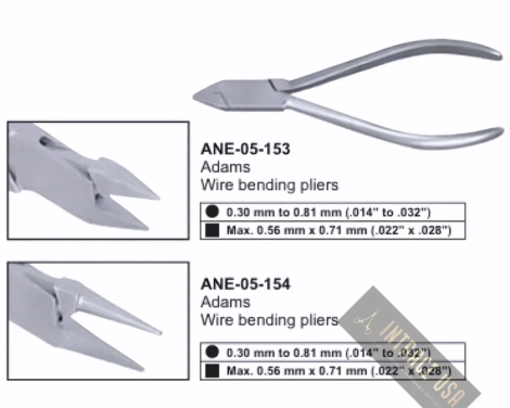 Adams Wire bending pliers