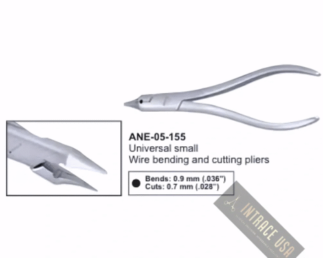 Universal small Wire bending and cutting pliers