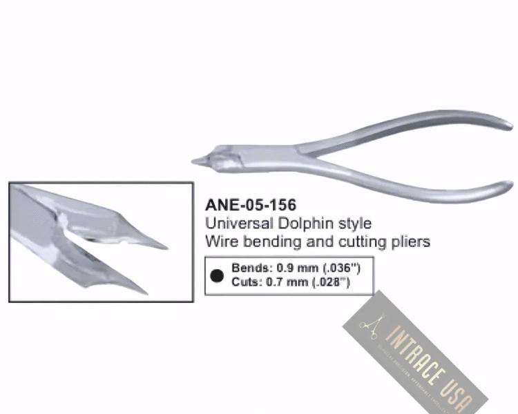 Universal Dolphin style Wire bending and cutting pliers