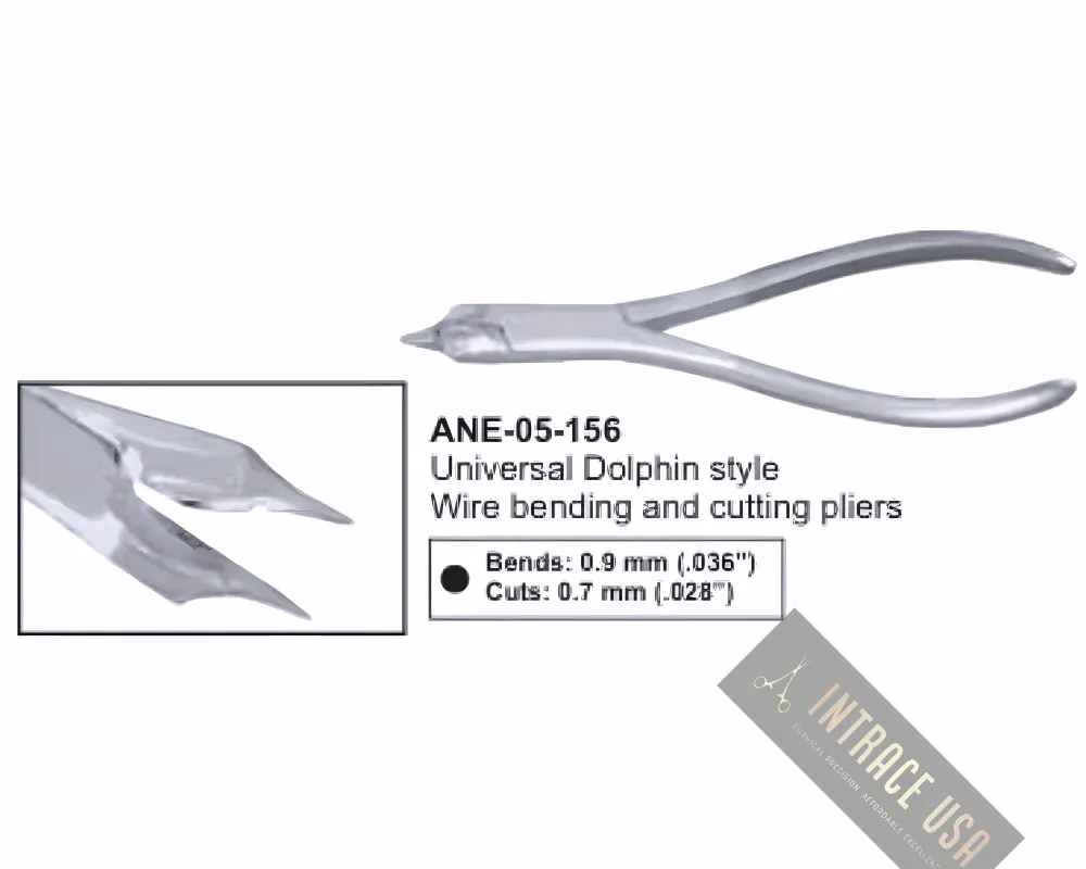 Universal Dolphin style Wire bending and cutting pliers