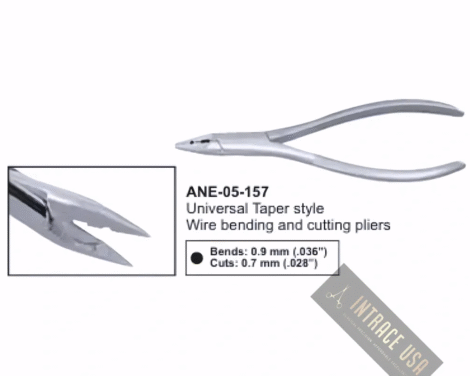 Universal Taper style Wire bending and cutting pliers