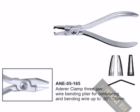 Aderer Clamp three jaw wire bending plier
